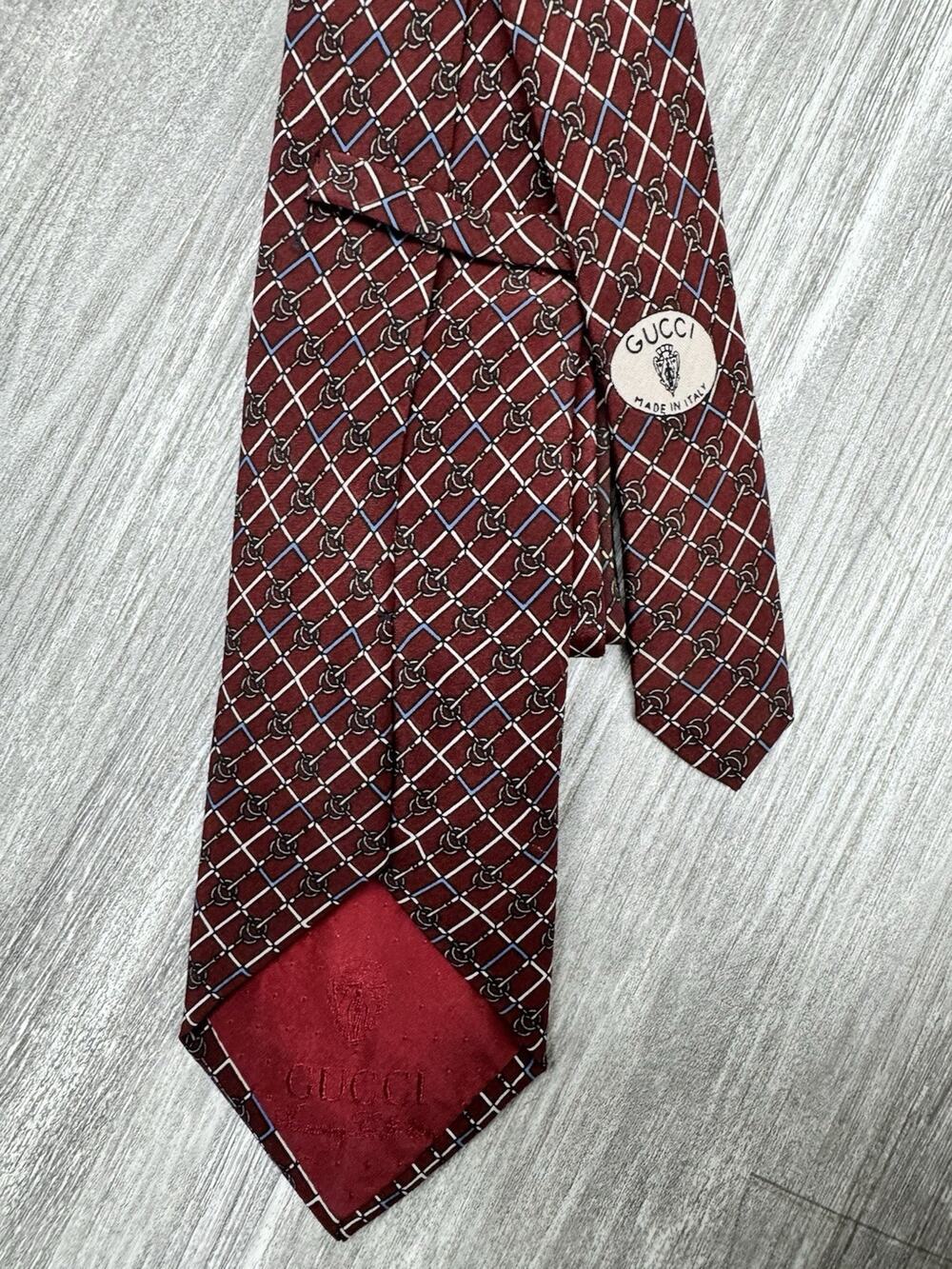 Gucci Vintage Silk Tie